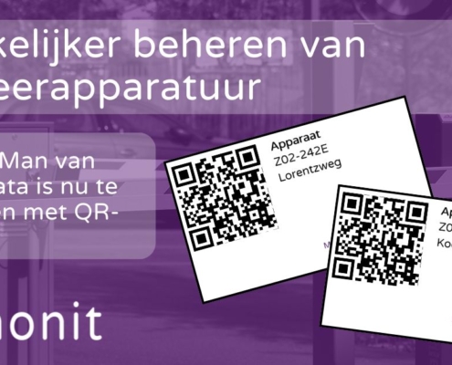 Beheren van parkeerapparatuur met Meldman met QR-codes
