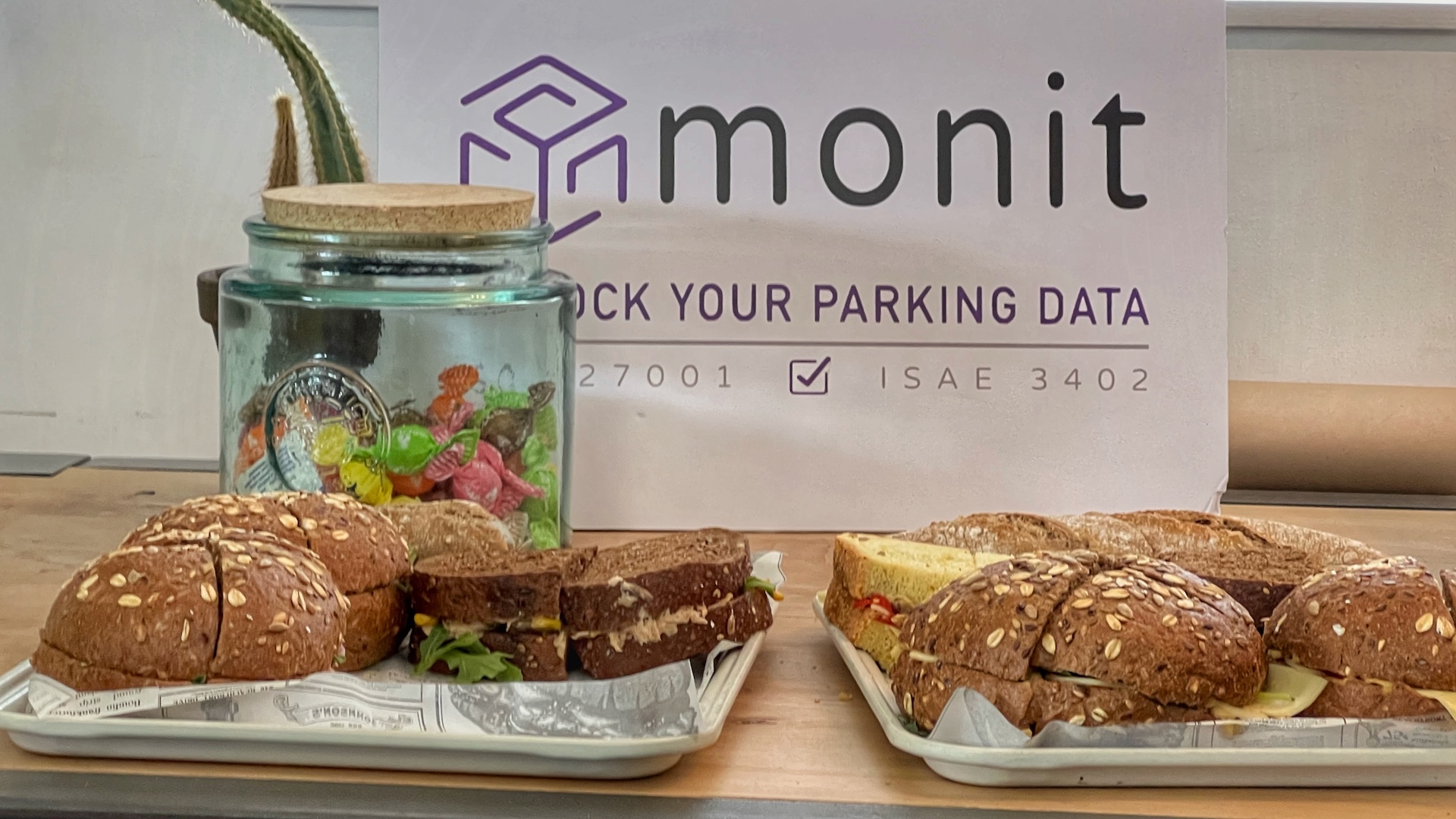 Monit Meetup 2025 lunch sandwiches
