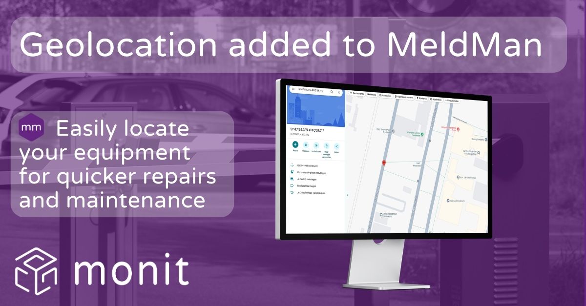 Geolocation added to Moniit's Meldman