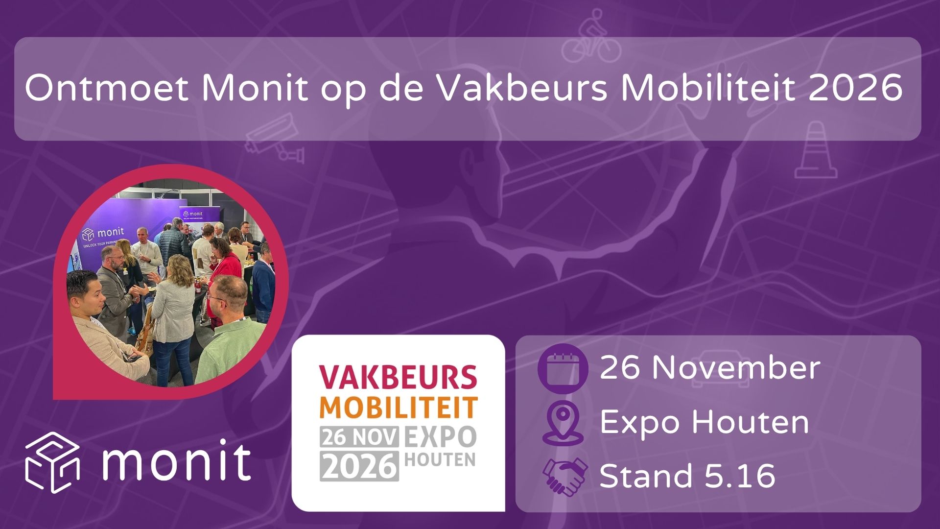 Vakbeurs Mobiliteit 2026 Ontmoet Monit op de Vakbeurs Mobiliteit 2026